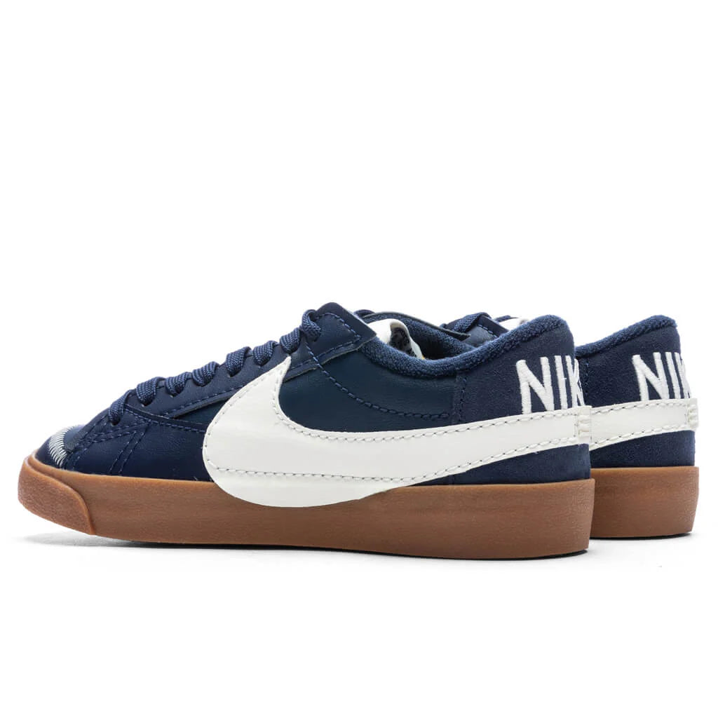 Blazer Low 77 Jumbo Midnight Navy Sail Gum Medium Brown