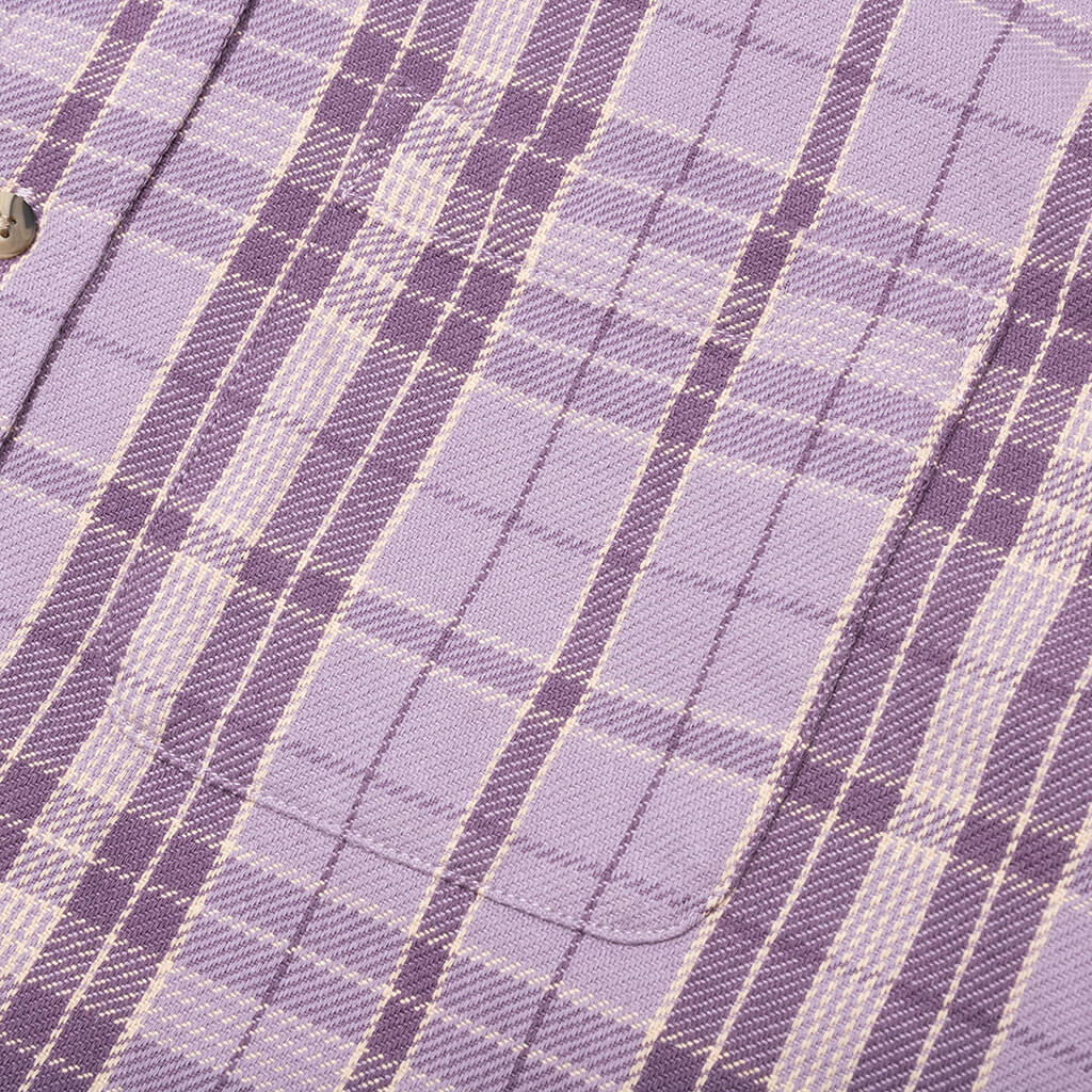 Stones Plaid Shirt Lavender