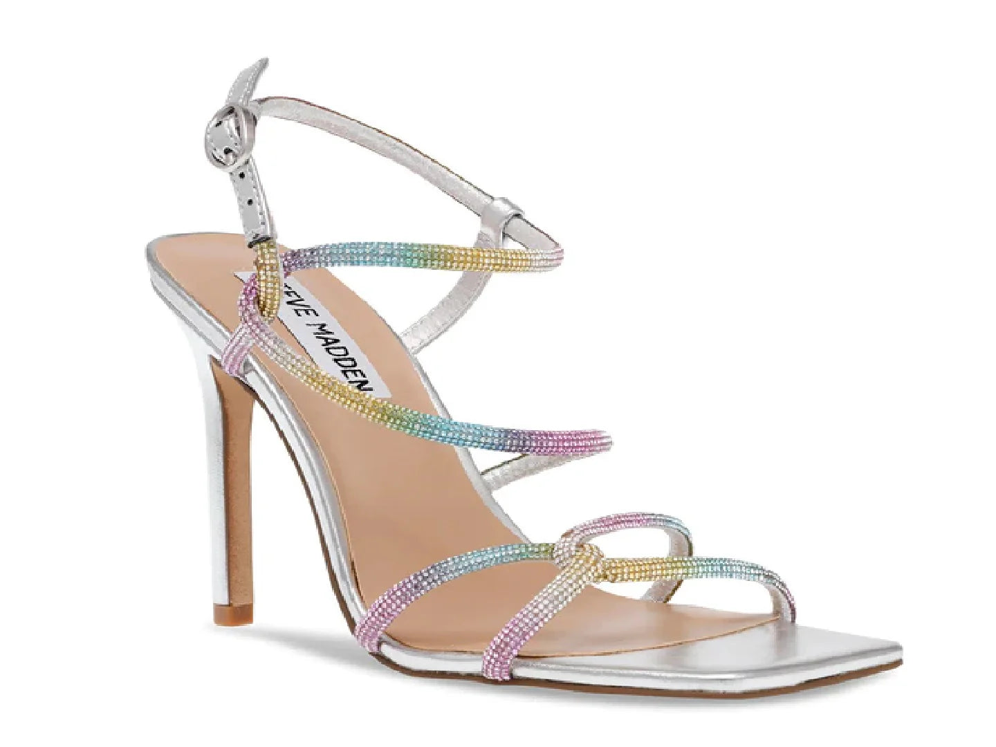 Sandalias Steve Madden Plata Multicolor para Mujer