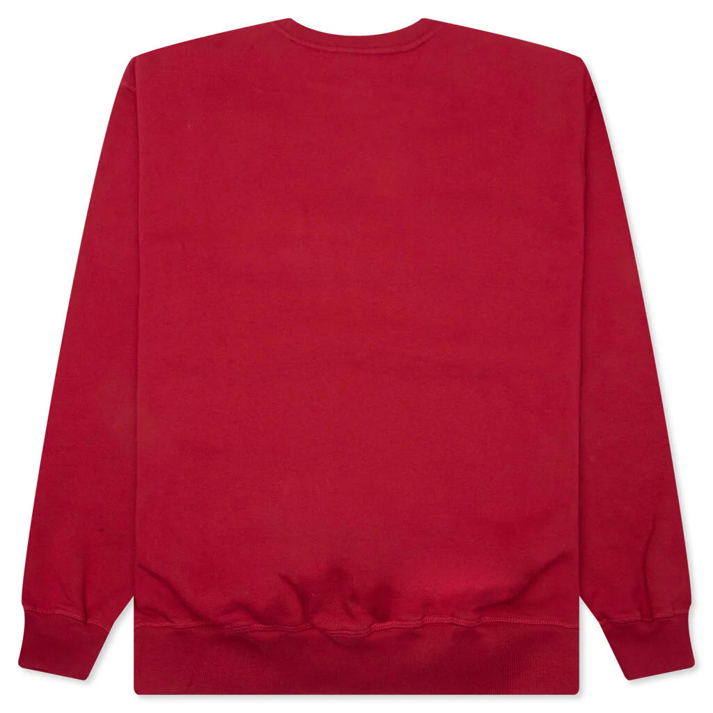 Rounded PAR Crew Neck Sweatshirt Ruby Red