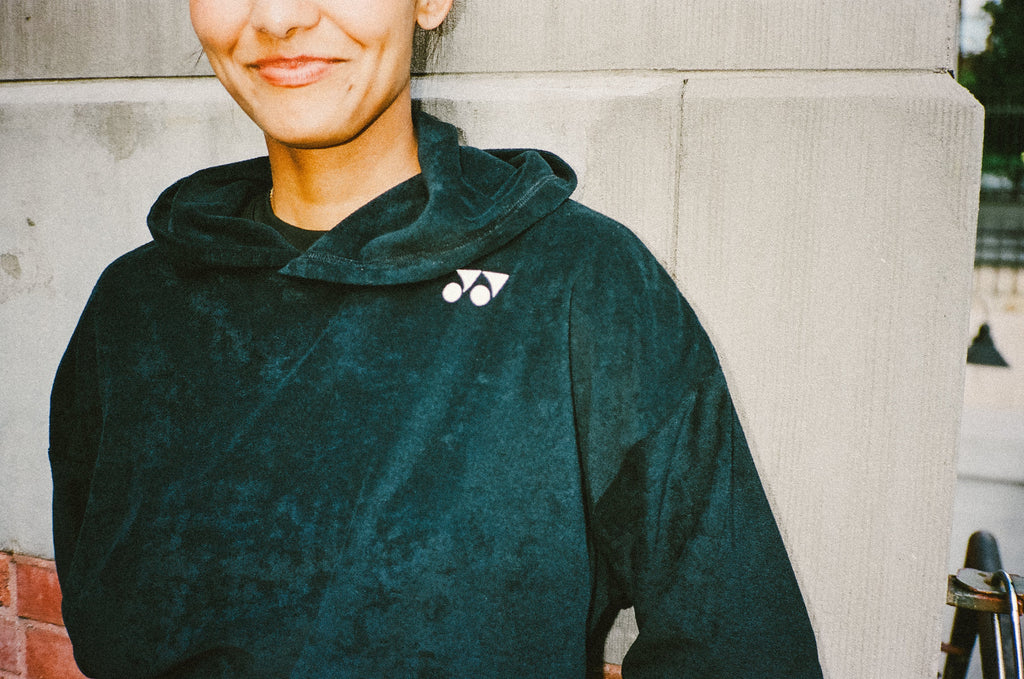 TERRY CLOTH WARM UP HOODIE