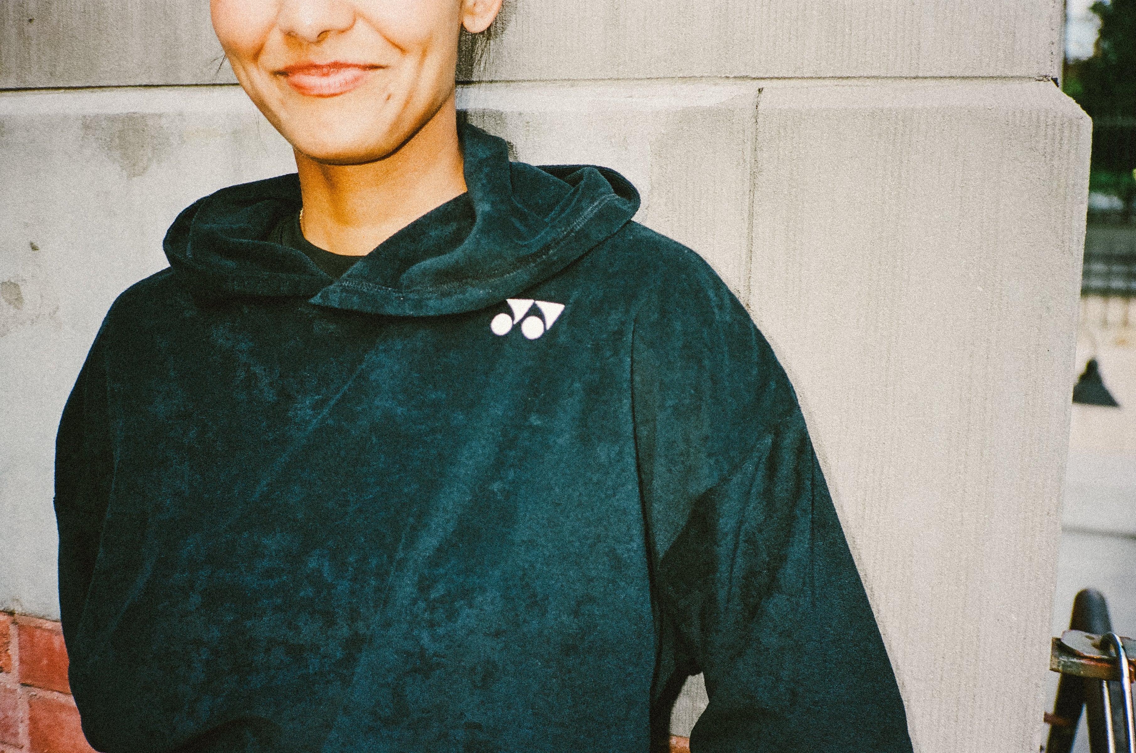 TERRY CLOTH WARM UP HOODIE