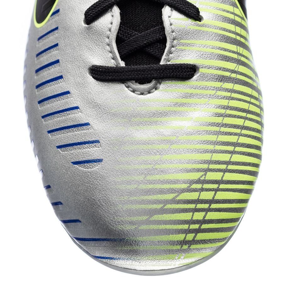 Nike Kids Neymar Jr Mercurial Victory VI Dynamic Fit FG Firm Ground Football Boot Racer Blue Black Volt