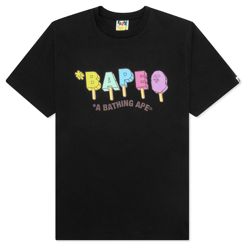 Bape Popsicle Tee Black
