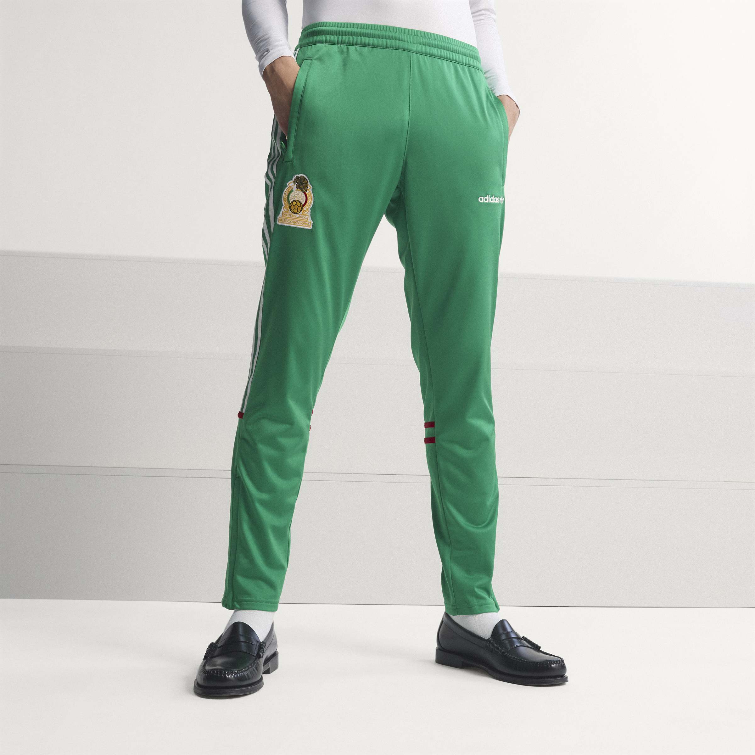 adidas Mexico Track Mens Soccer Tracksuit 1986 Green