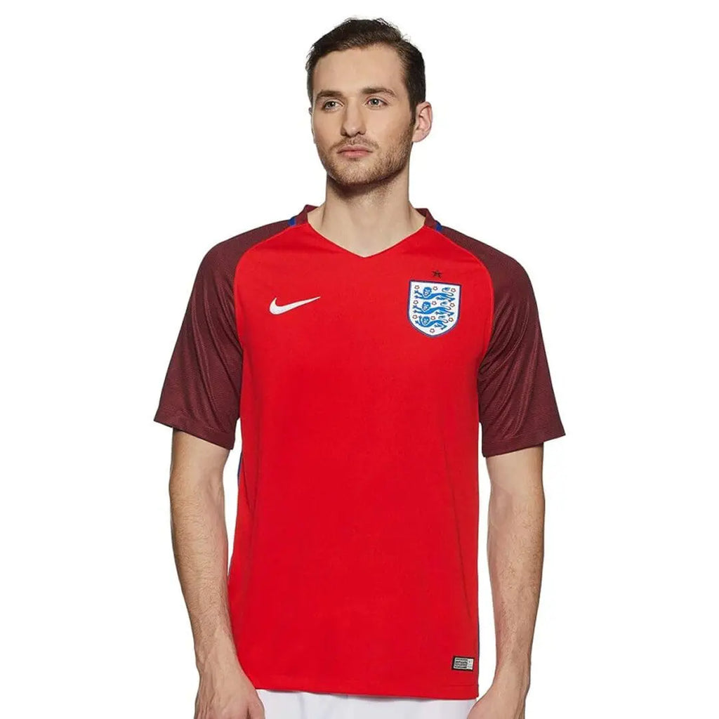 Nike England Away Jersey 16 Red