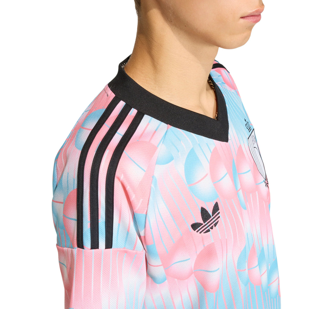 adidas Belgium Away Mens Soccer Jersey 2026 Blue Black