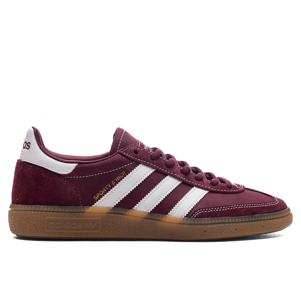 Adidas x Sporty Rich Handball Spezial Shadow Red White Gum