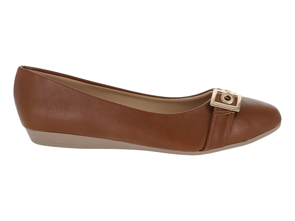 Zapatos Planos MELIANA Color Camel para Mujer