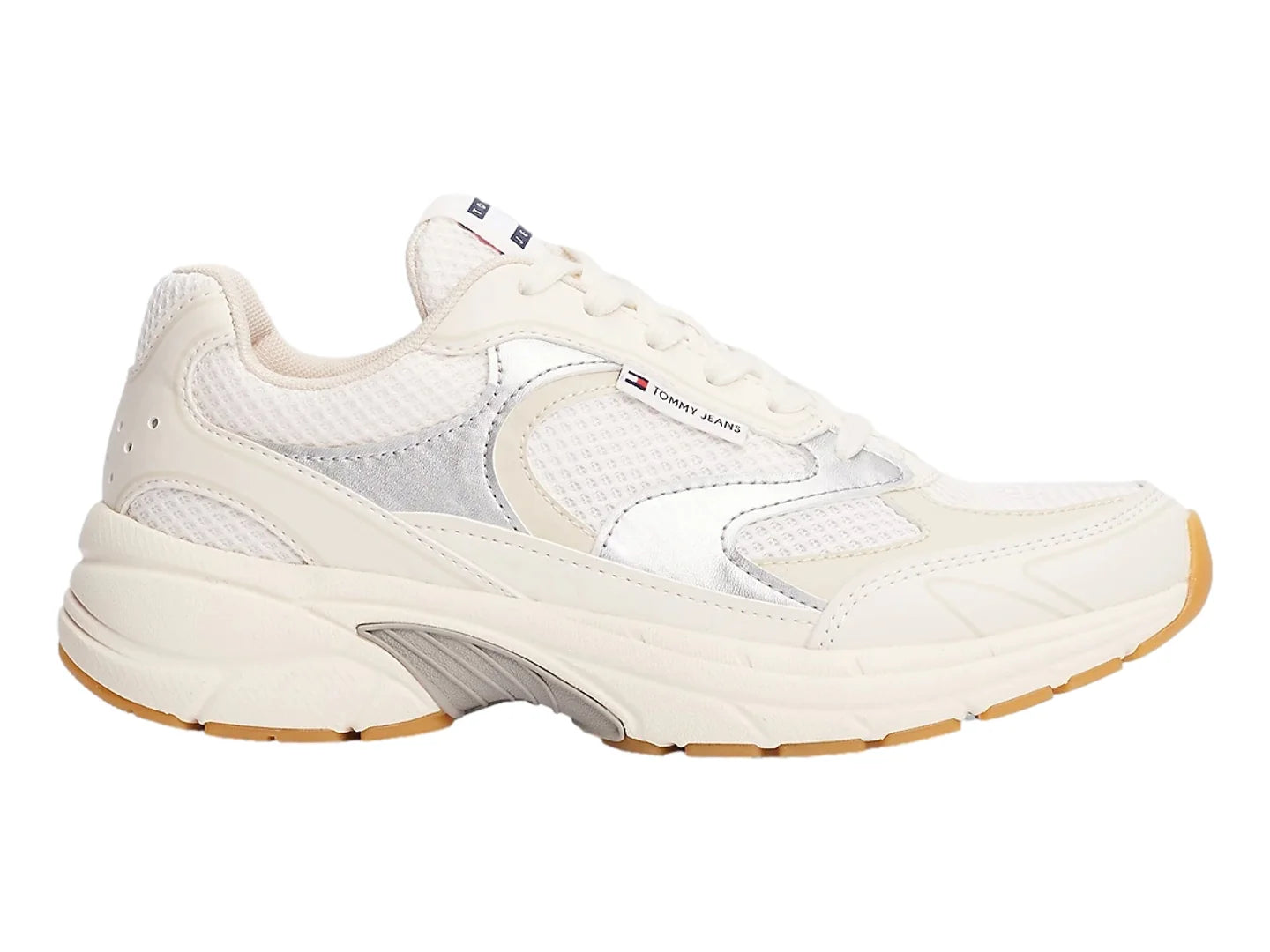 Tenis Tommy Hilfiger The Coney Metallic Blanco para Mujer