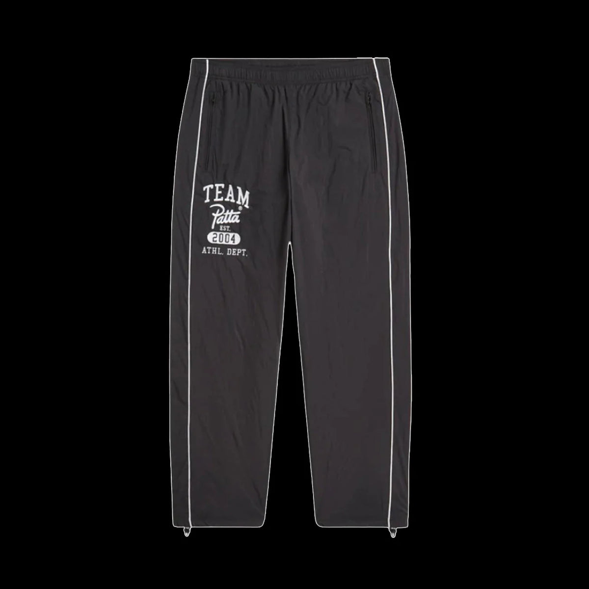 Patta Athletic Nylon Track Pants Black