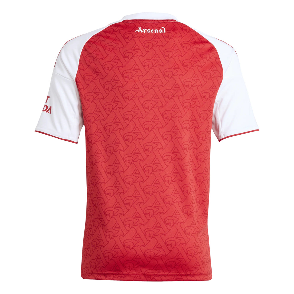 adidas Youth Arsenal Home Jersey 25 26 Scarlet White