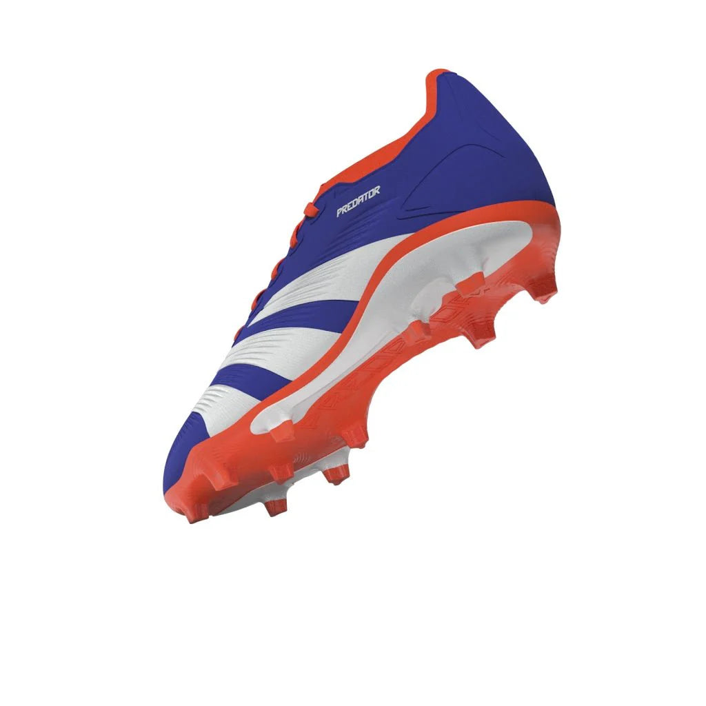 adidas Predator League FG Firm Ground Soccer Cleats Lucid Blue White Solar Red