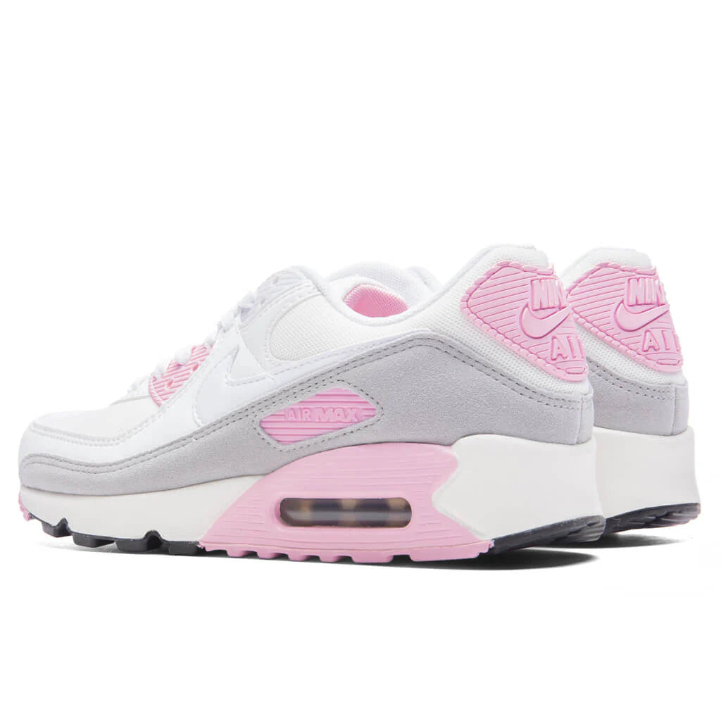 Womens Air Max 90 White Sail Med Soft Pink