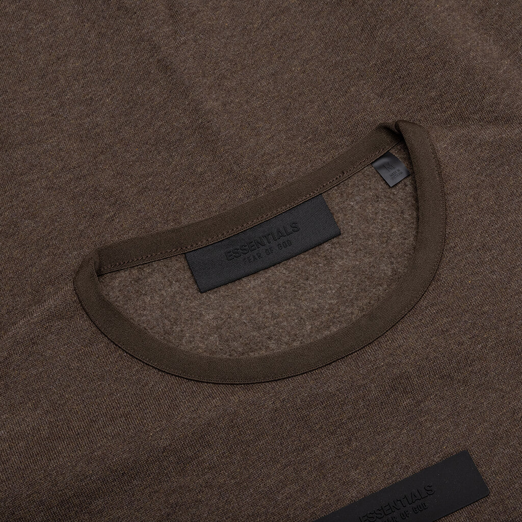 Essentials Crewneck Heather Wood