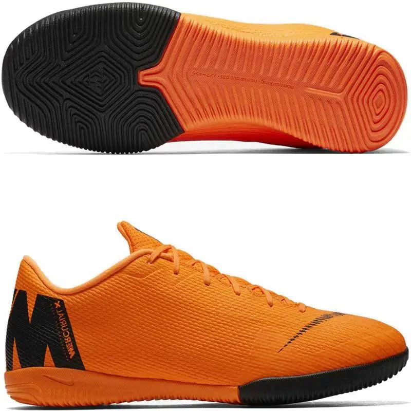 Nike Mercurial VaporX 12 Academy IC Indoor Soccer Shoes Orange Black Volt