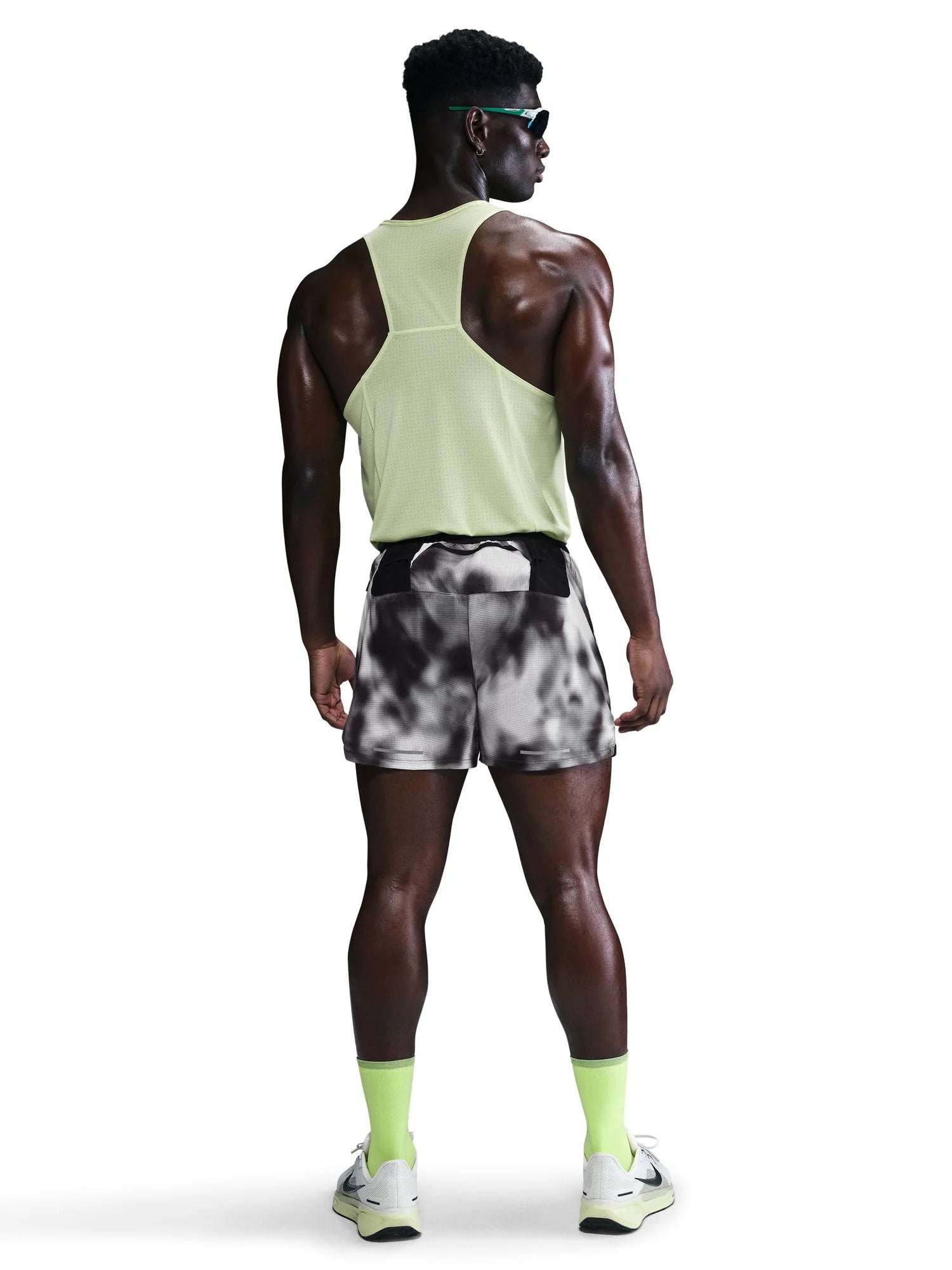 Nike Mens Running Division Dri FIT ADV 4 Brief Lined Running Shorts
