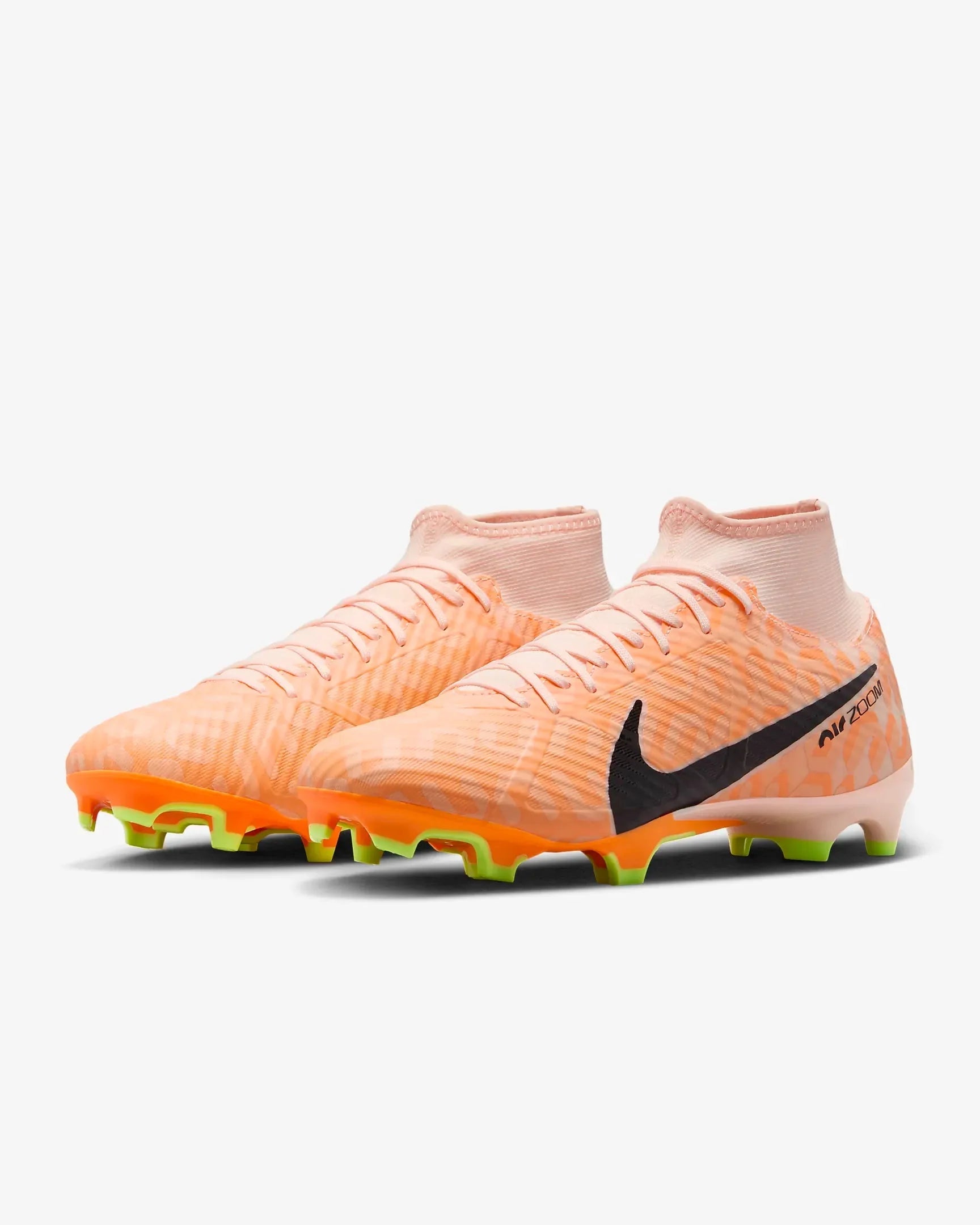 Nike Mercurial Superfly 9 Academy FG Firm Ground Soccer Cleats Guava Ice Black