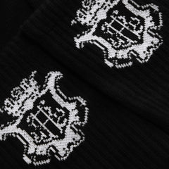 Chateau Crest Sock Black White