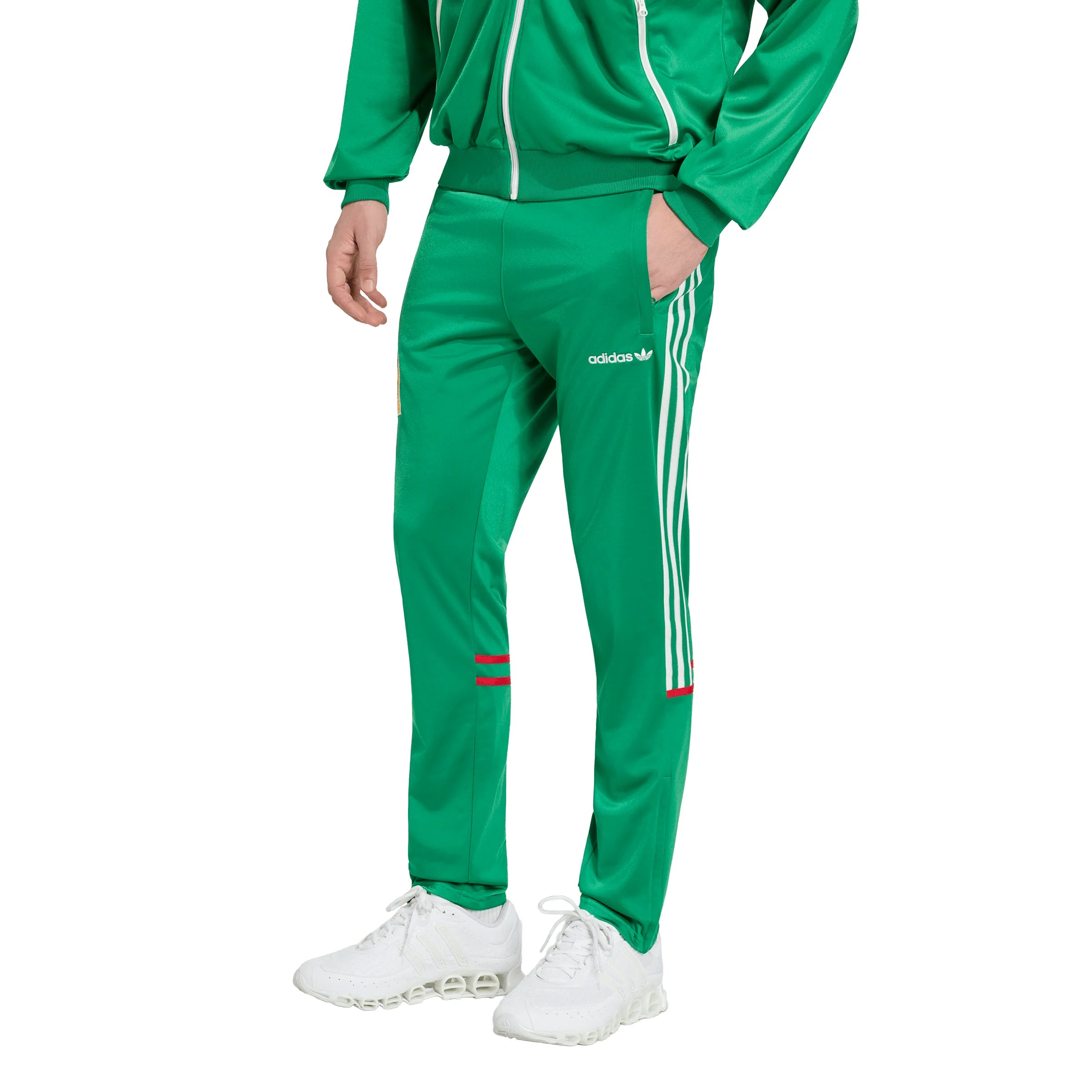 adidas Mexico Track Mens Soccer Tracksuit 1986 Green