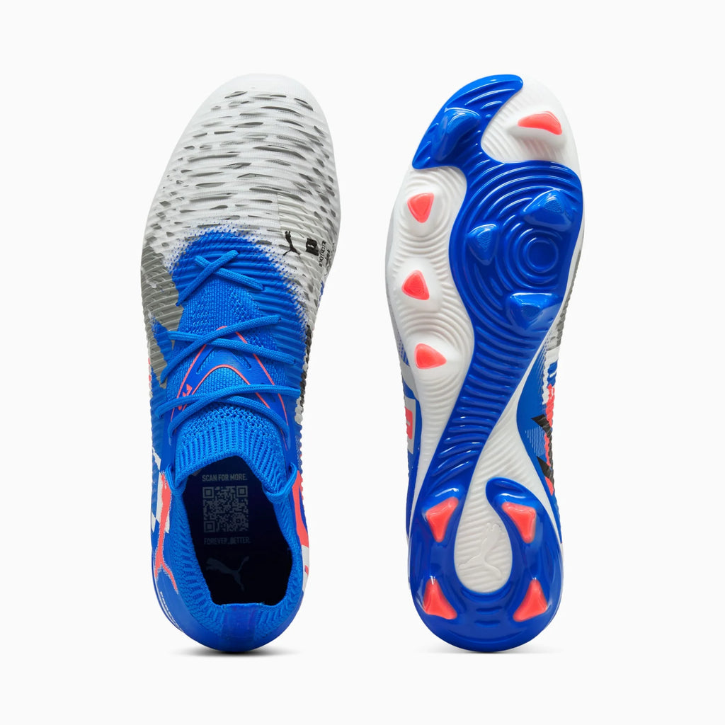PUMA Future 8 Match Forever FG AG Firm Ground Soccer Cleats White Blue