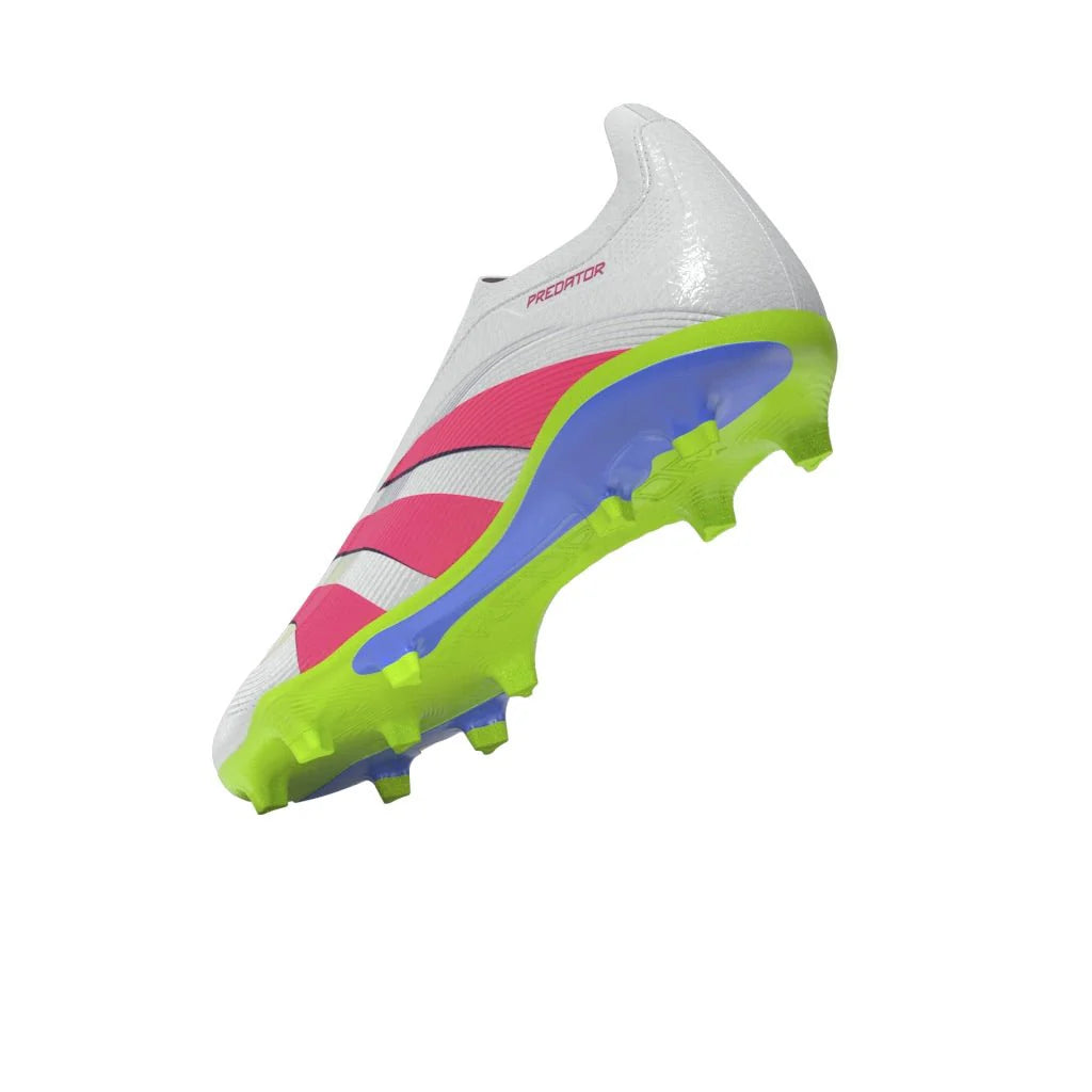 adidas Predator League Laceless Firm Multi Ground Boots White Pink