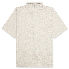 Lacy Button Down Tan