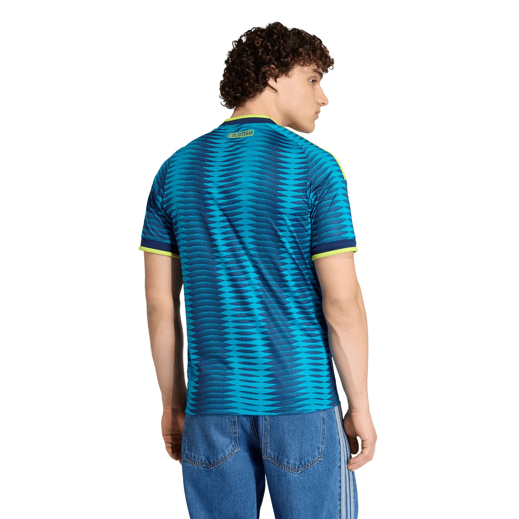 adidas Colombia Away Mens Soccer Jersey 2026 Navy Mistery Petrol
