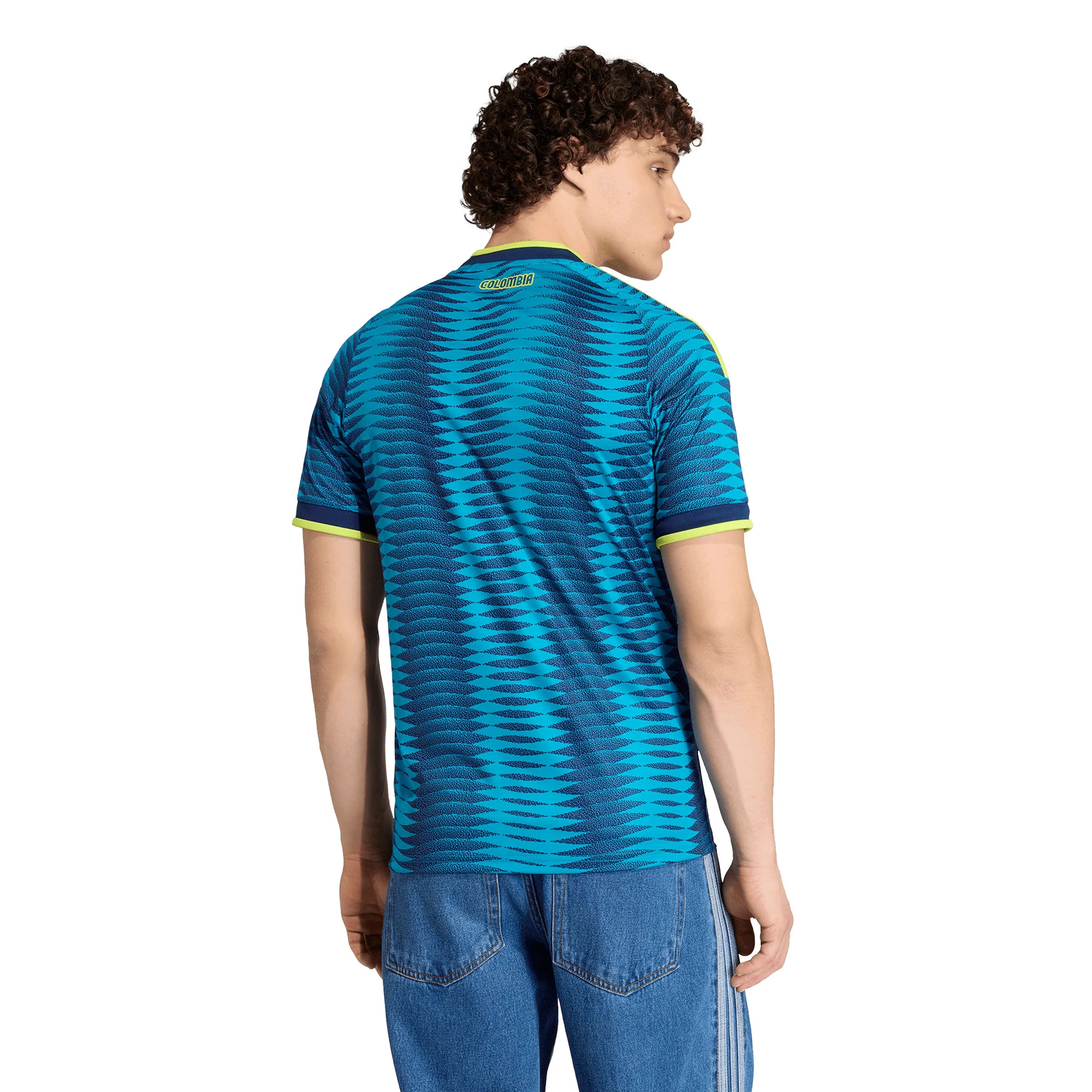 adidas Colombia Away Mens Soccer Jersey 2026 Navy Mistery Petrol