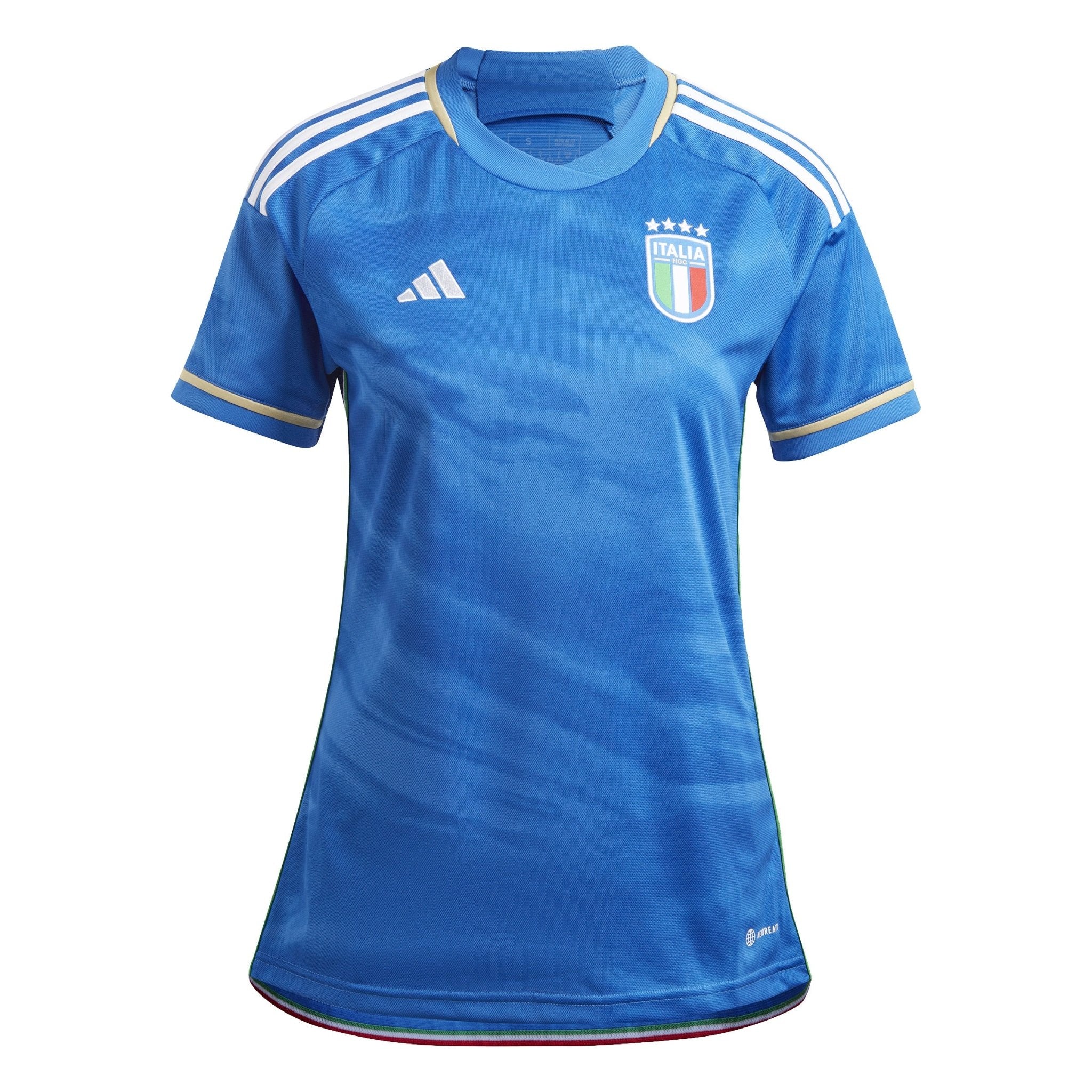 adidas Womens Italy Home Jersey 23 Blue