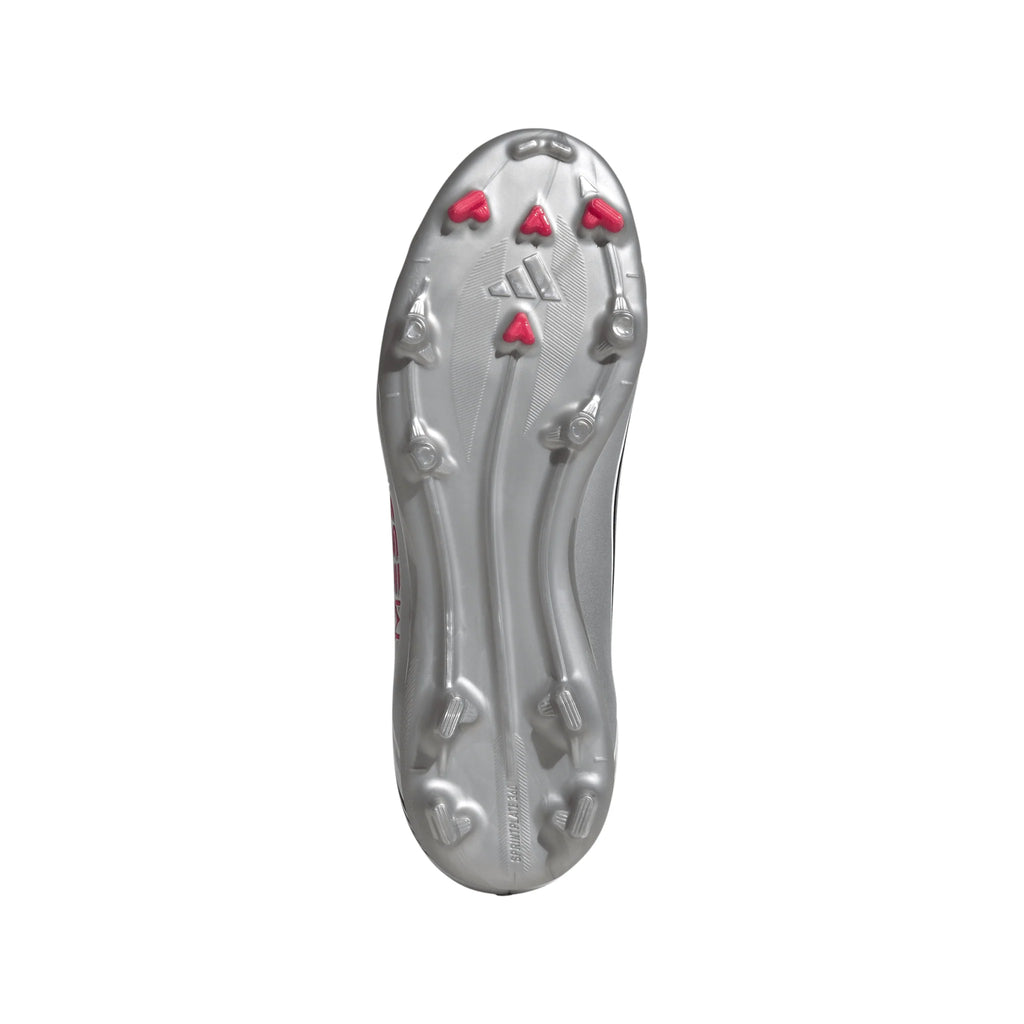adidas F50 Messi League Firm Multi Ground Youth Soccer Cleats White Red Silver