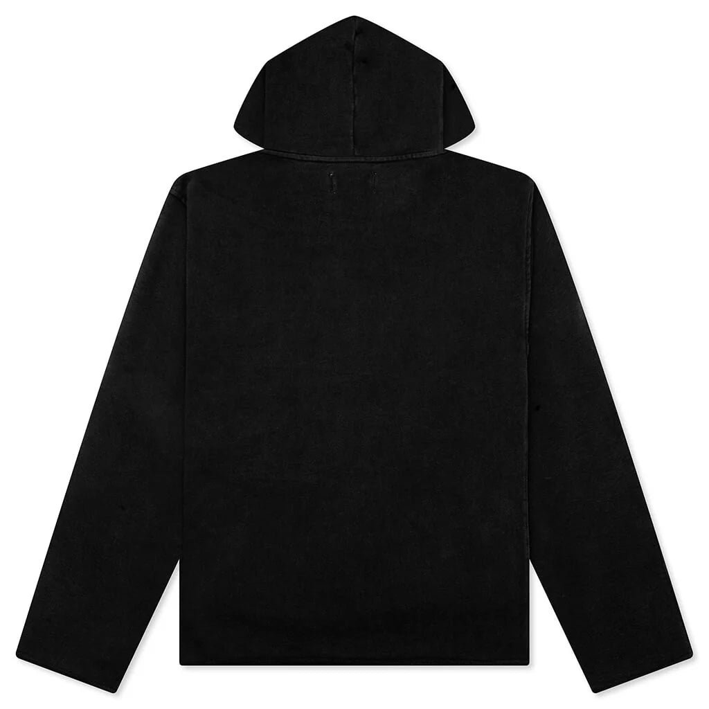 Oil Vintage Hoodie Black
