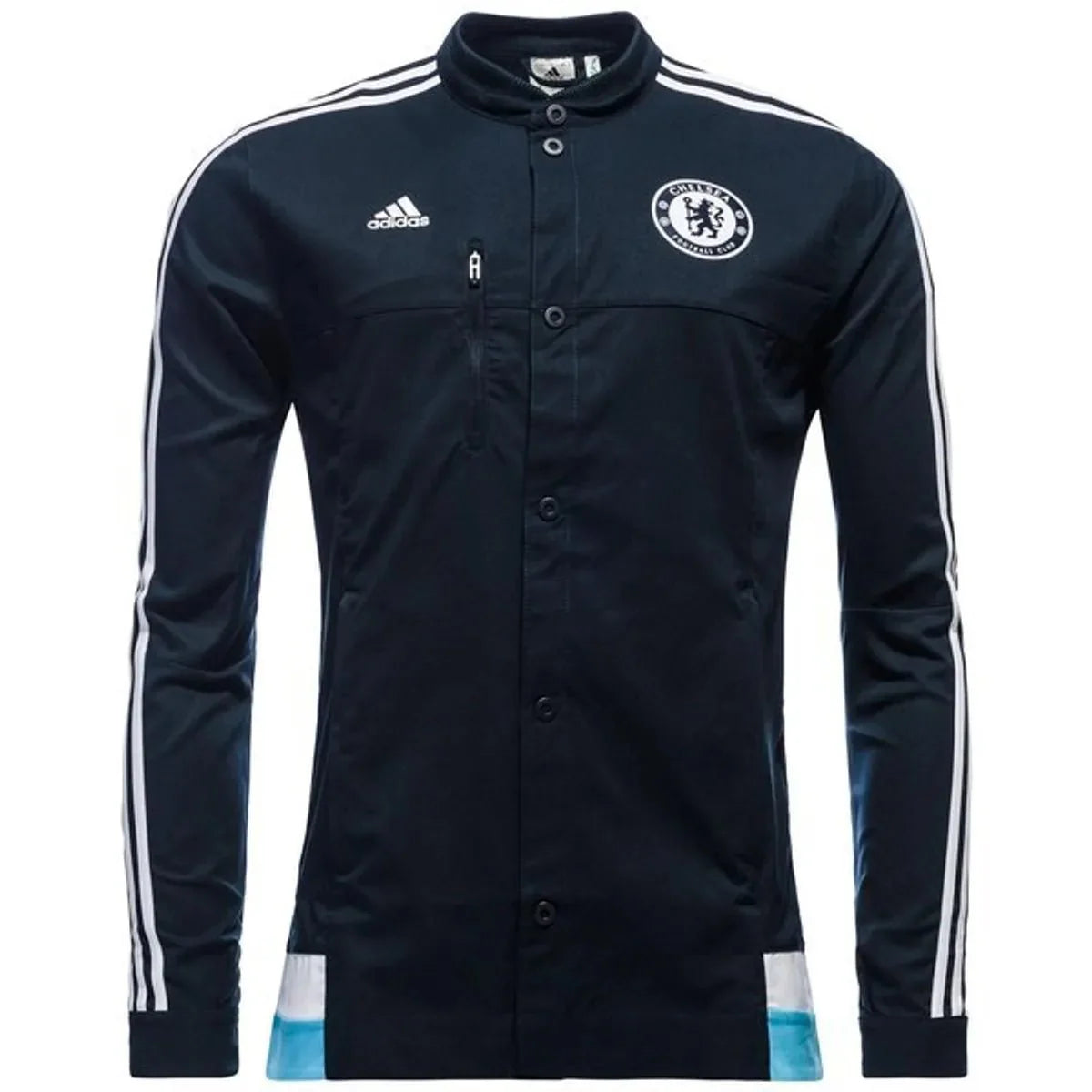 adidas Chelsea Anthem Jacket Dark Marine White Intense Blue
