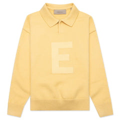 Kids Knit Polo Light Tuscan