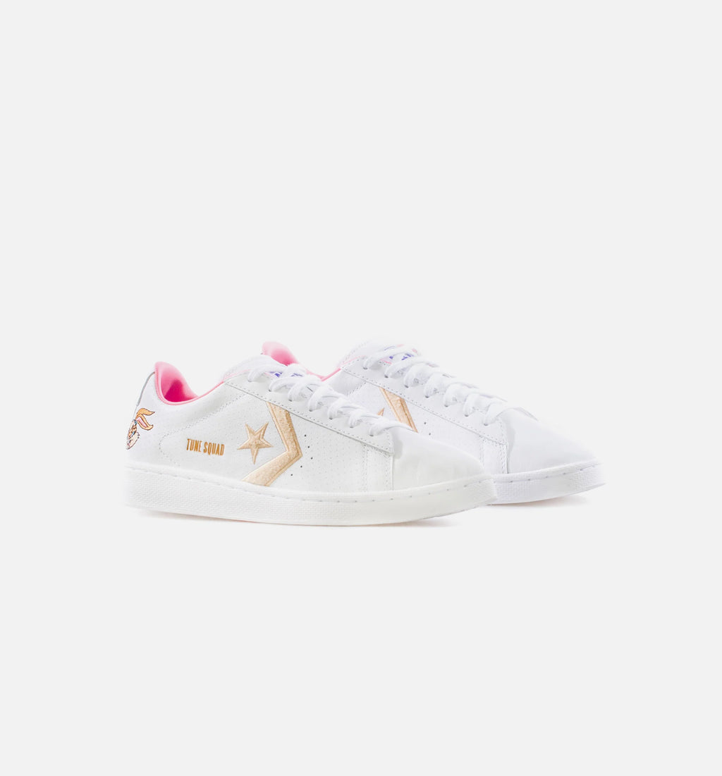 X Space Jam Pro Leather Mens Lifestyle Shoe White Tan