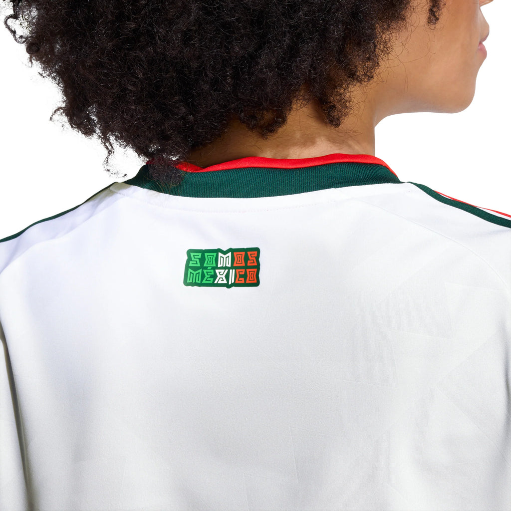 adidas Mexico Away Womens Soccer Jersey 2026 White