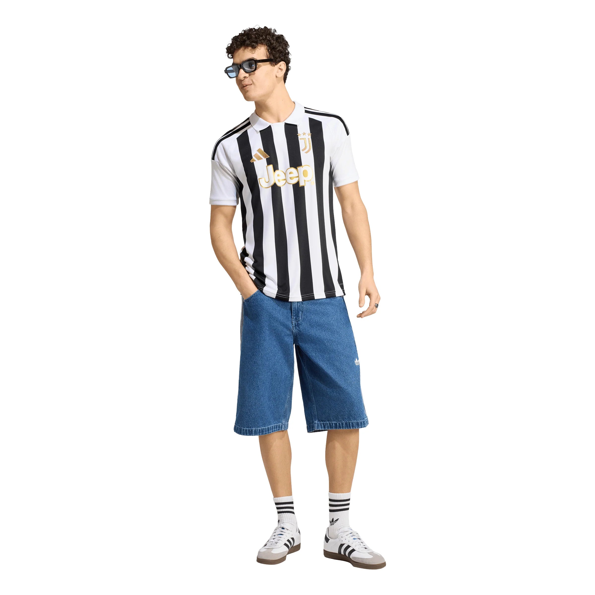 adidas Juventus Home Mens Soccer Jersey 26 27 White Black