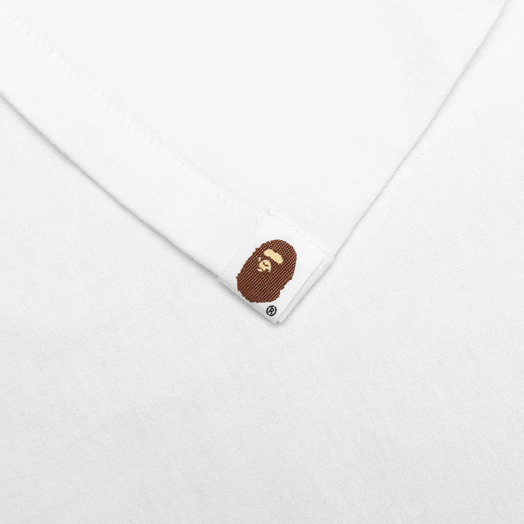 ABC Camo College Tee White Blue