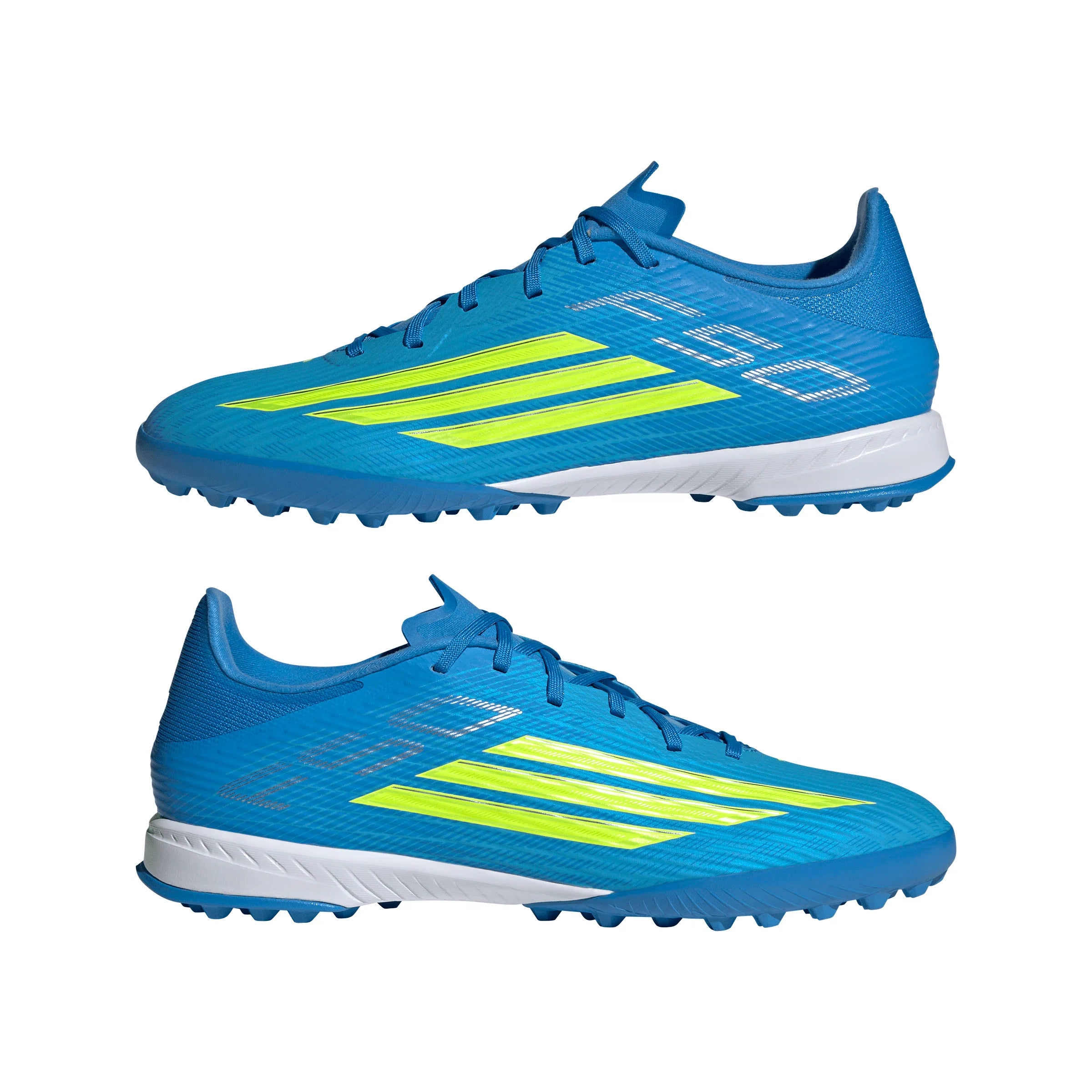 adidas F50 League TF Turf Mens Soccer Cleats Blue Yellow Aqua