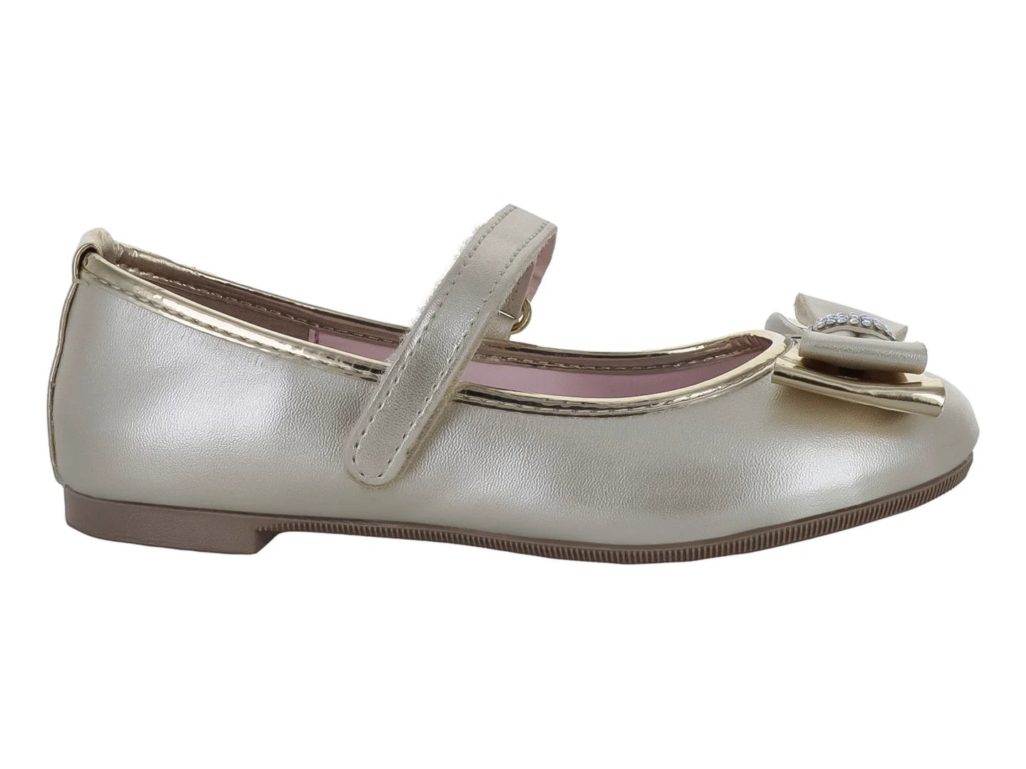 Zapatos Tropicana Dorado Metálico para Niña