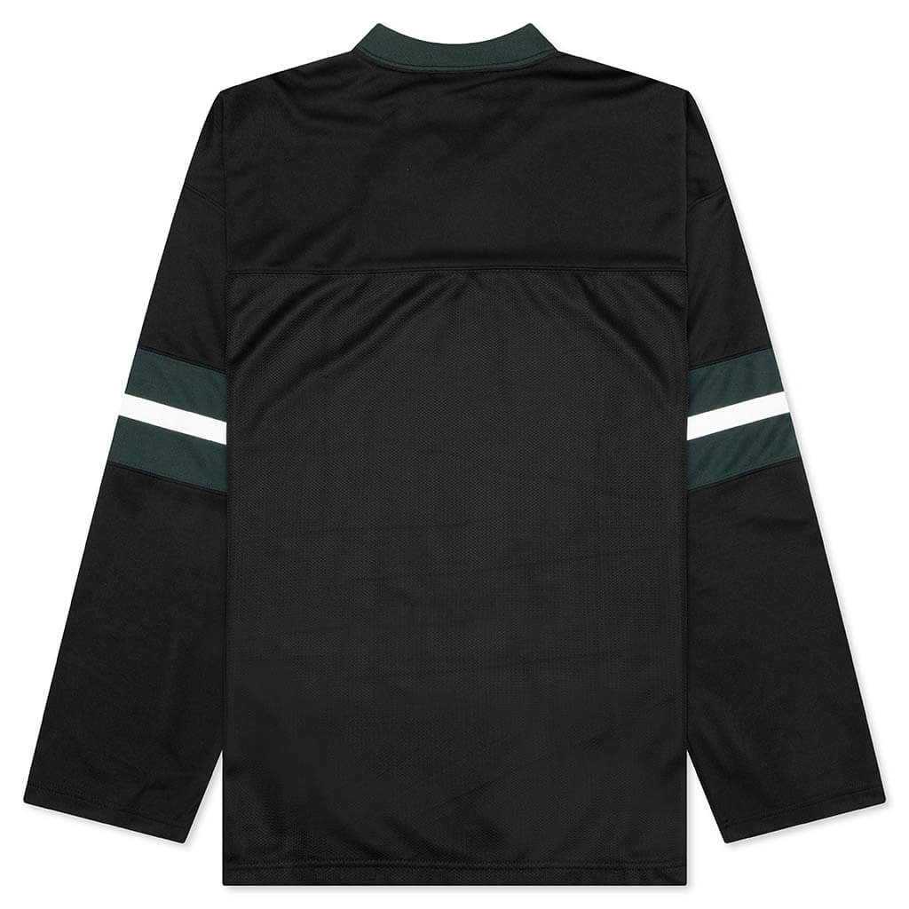 L S Detroit Mesh T Shirt Black Conifer Wax