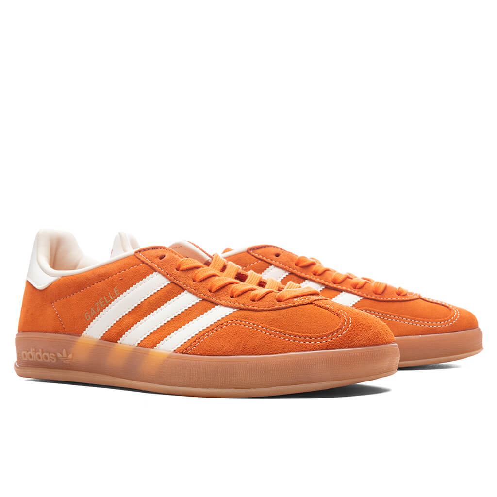 Gazelle Indoor Orange Off White Gold Metallic