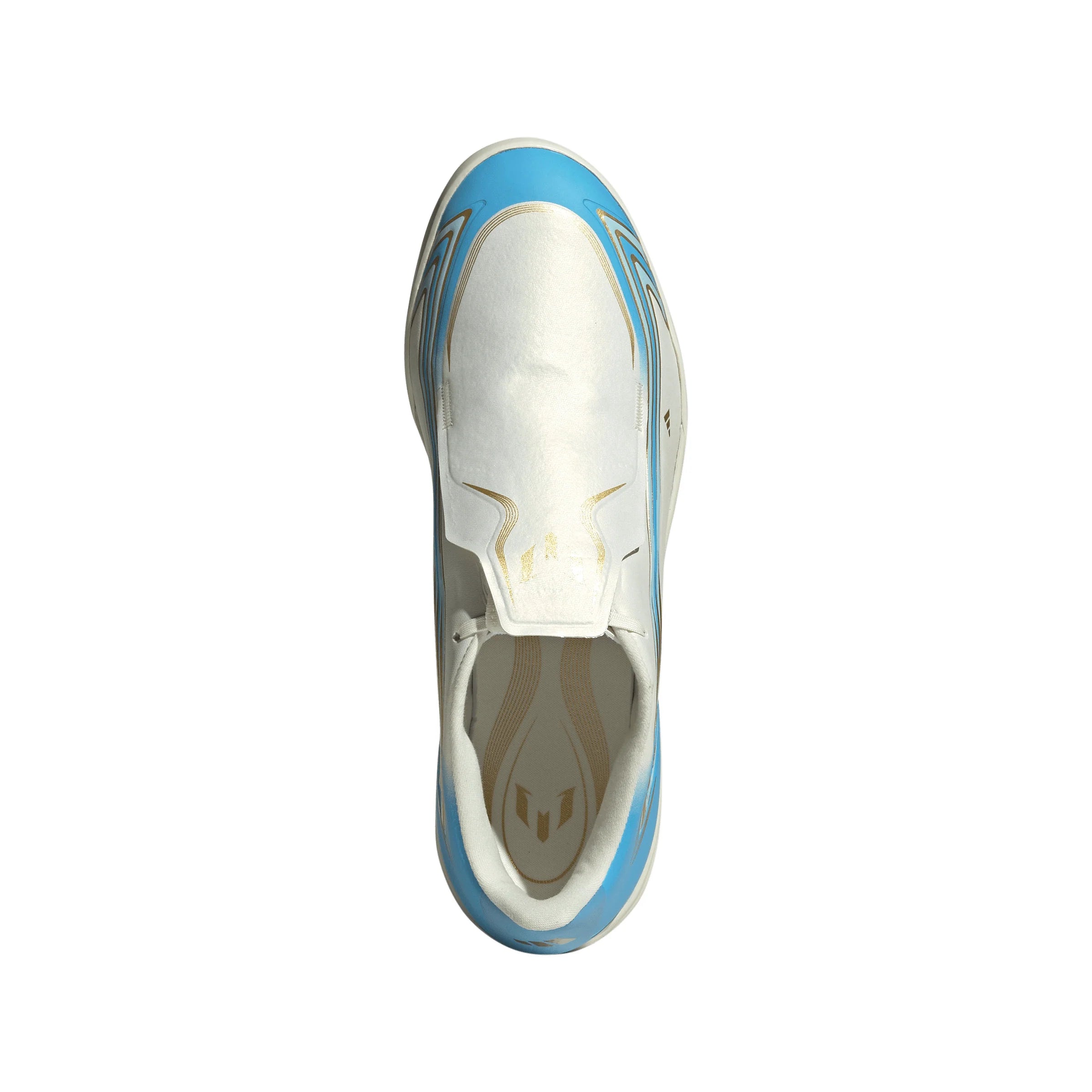 adidas F50 Messi League Turf Mens Soccer Cleats Ivory Blue
