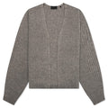 Heavy Waffle Cardigan Heather Gray