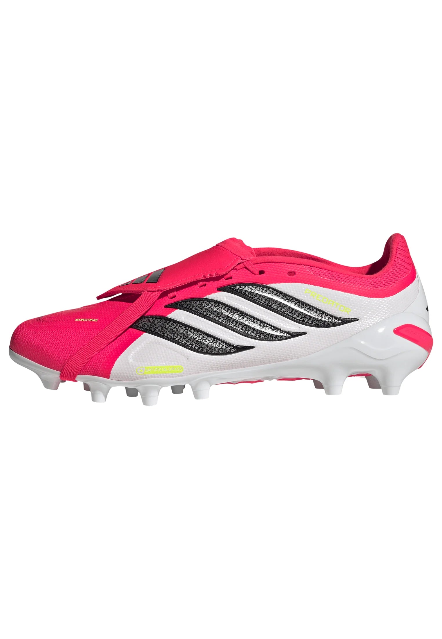 adidas Predator League Fold Over Tongue AG Artificial Ground Mens Soccer Cleats Red Black White