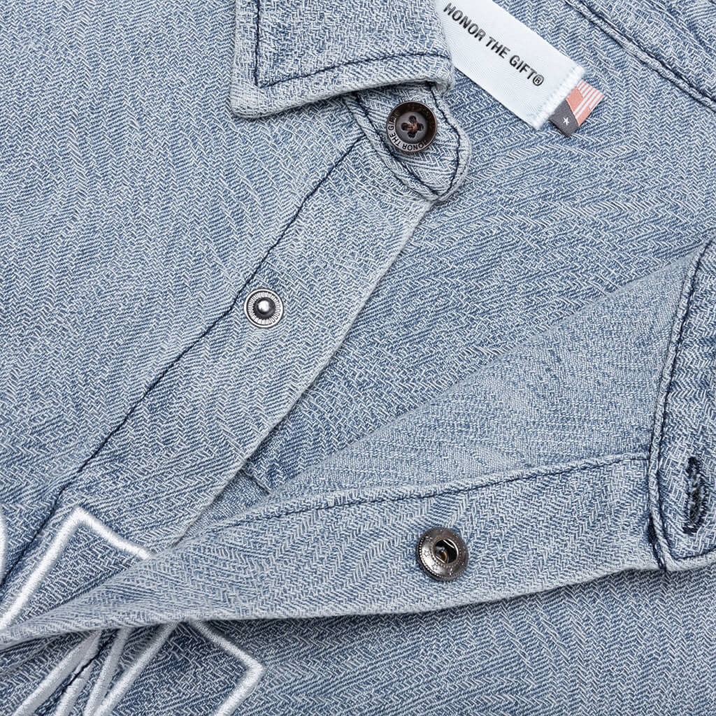 Indigo Cover Shirt Light Indigo