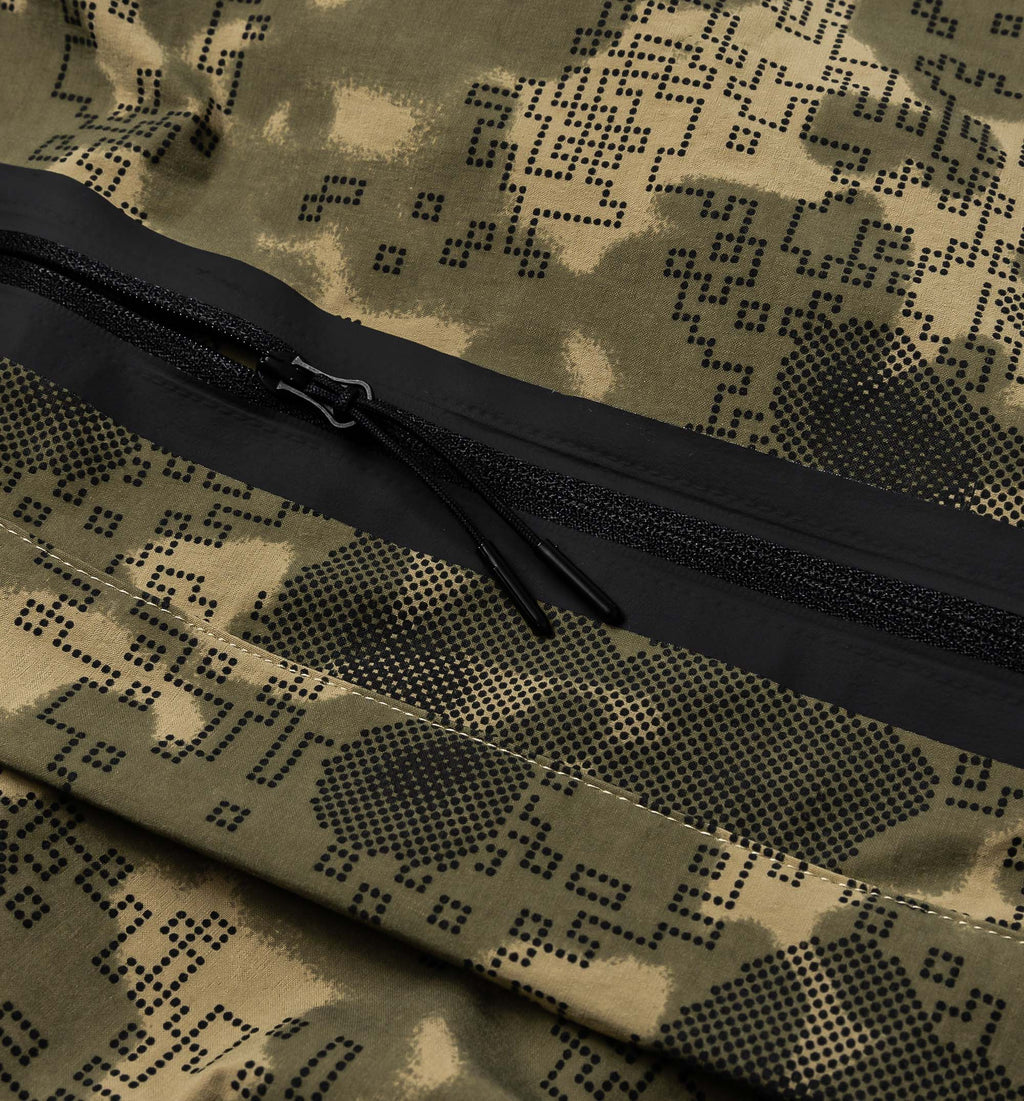 Tech Dri Fit Woven Camo Loose Mens Pant Camo Green