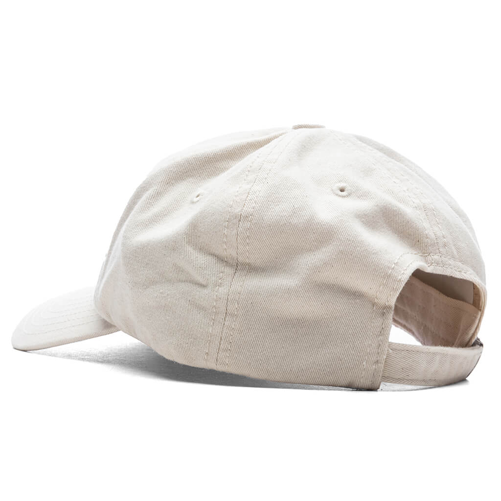 6 Panel Twill Cap 2 White