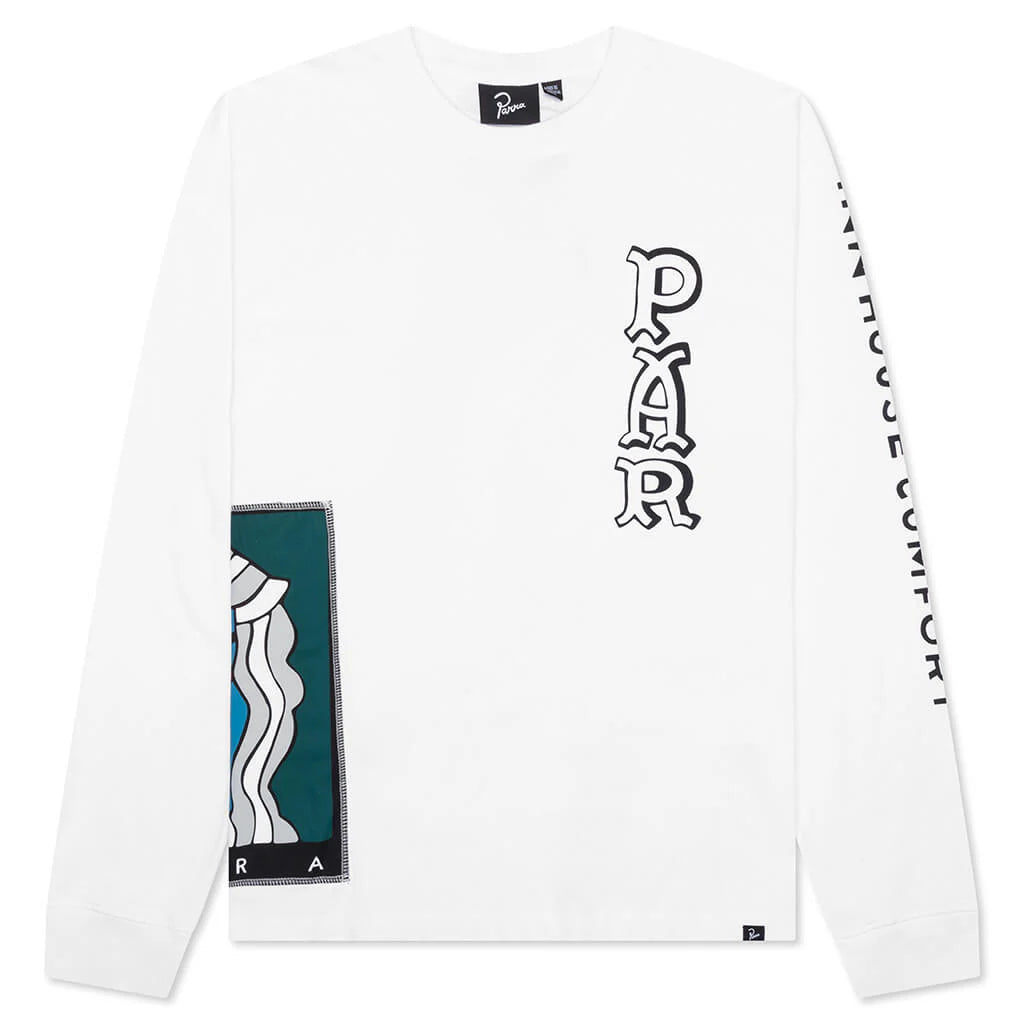 Your Face Long Sleeve T Shirt White