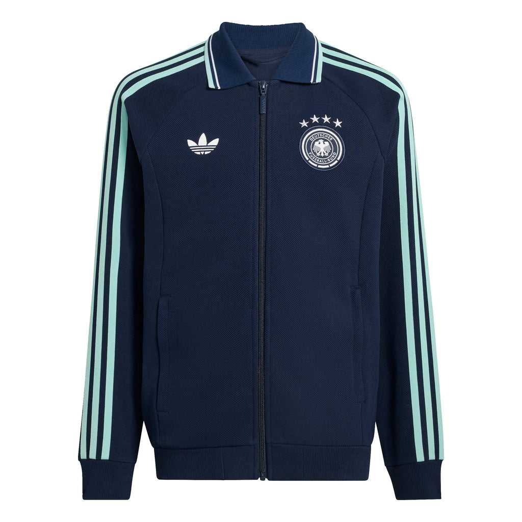adidas Germany Away Anthem Soccer Jacket Navy